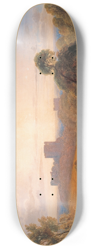Peter De Wint - Kenilworth Castle 8.25 inch art skate deck