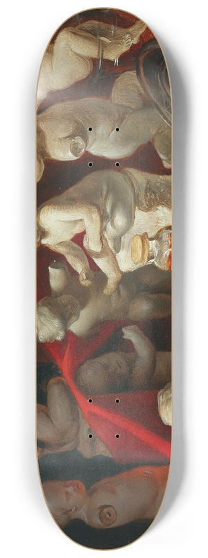 Peter Fendi - Still Life with Putti 8.25 inch art skate deck