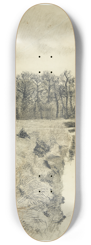 Peter Hansen - Landskab med en  8.25 inch art skate deck