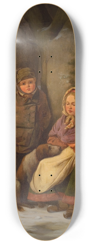 Peter Julius Larsen - To fattige brn 8.25 inch art skate deck