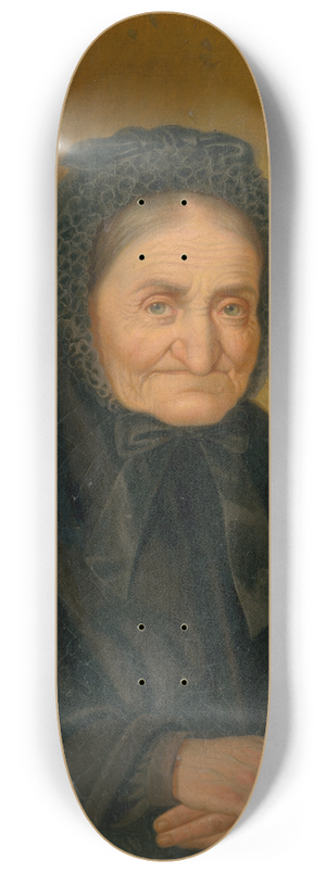 Peter Michal Boh - Portrait of an Old Woman 8.25 inch art skate deck