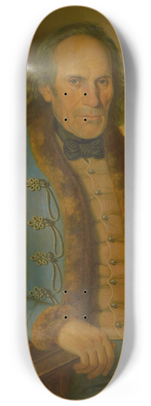 Peter Michal Boh - Portrait of miller Jn Hod 8.25 inch art skate deck
