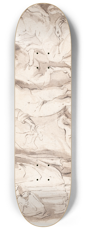 Peter Paul Rubens - Alexander the Greats triumph 8.25 inch art skate deck