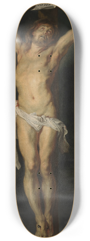 Peter Paul Rubens - Christ on the Cross 8.25 inch art skate deck