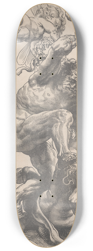 Peter Paul Rubens - Hercules overcomes Envy 8.25 inch art skate deck
