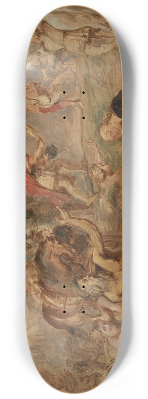Peter Paul Rubens - Meeting of King Ferdinand of Hungary and the Cardinal-Infante Ferdinand of Spain at Nrdlingen 8.25 inch art skate deck