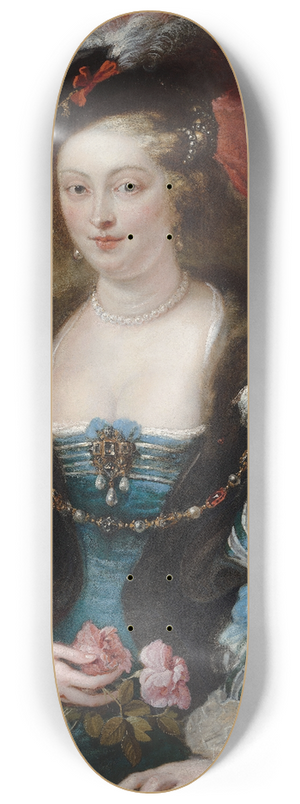 Peter Paul Rubens - Portrait of a Young Woman 8.25 inch art skate deck