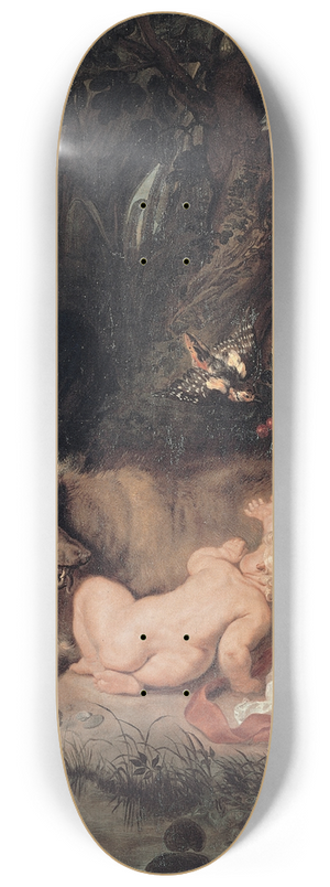 Peter Paul Rubens - Romulus and Remus 8.25 inch art skate deck
