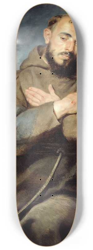Peter Paul Rubens - Saint Francis 8.25 inch art skate deck