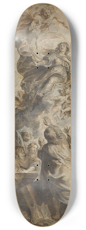 Peter Paul Rubens - The Assumption of the Virgin 8.25 inch art skate deck
