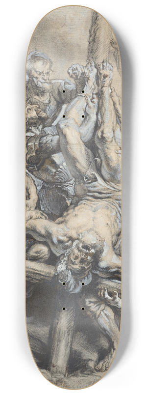 Peter Paul Rubens - The Crucifixion of Peter the Apostle 8.25 inch art skate deck