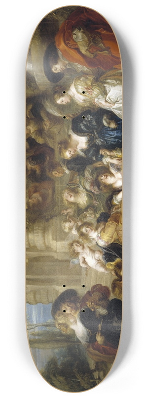 Peter Paul Rubens - The Garden of Love 8.25 inch art skate deck