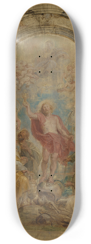 Peter Paul Rubens - The Glorification of the Eucharist 8.25 inch art skate deck