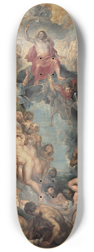 Peter Paul Rubens - The Great Last Judgement 8.25 inch art skate deck