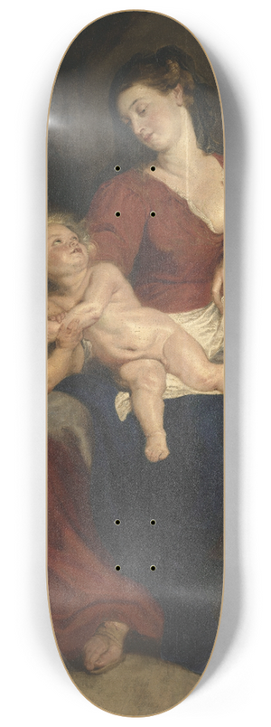 Peter Paul Rubens - The Holy Family with the Basket 8.25 inch art skate deck