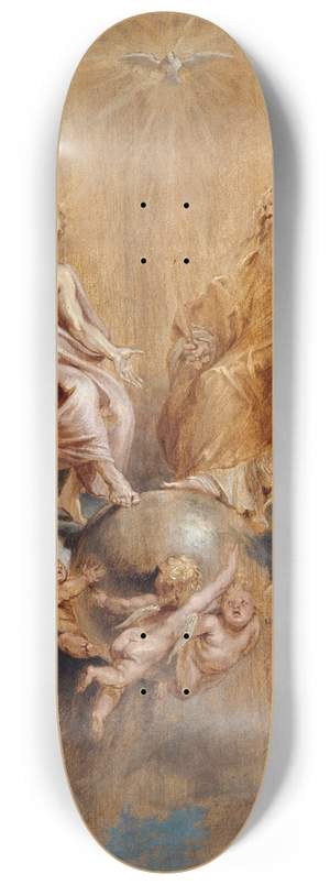 Peter Paul Rubens - The Holy Trinity 8.25 inch art skate deck