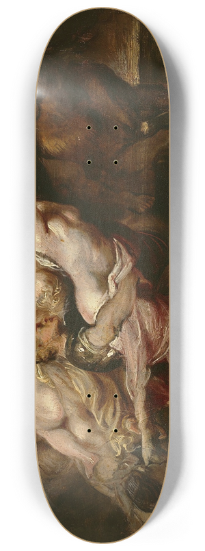 Peter Paul Rubens - The Rape of the Daughters of Levkippos 8.25 inch art skate deck