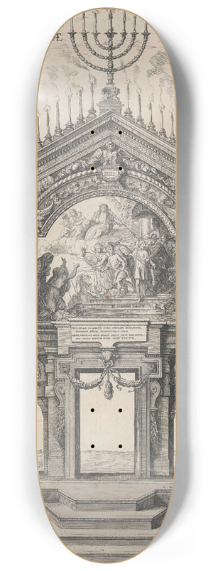 Peter Paul Rubens - The Scene of Archduchess Isabella Clare Eugenia of Austria 8.25 inch art skate deck