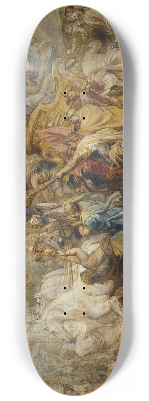 Peter Paul Rubens - The Triumph of Henry IV 8.25 inch art skate deck