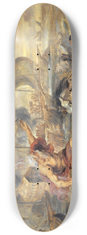 Peter Paul Rubens - The Voyage Of The Cardinal Infante Ferdinand Of Spain From Barcelona To Genoa In April 1633 8.25 inch art skate deck