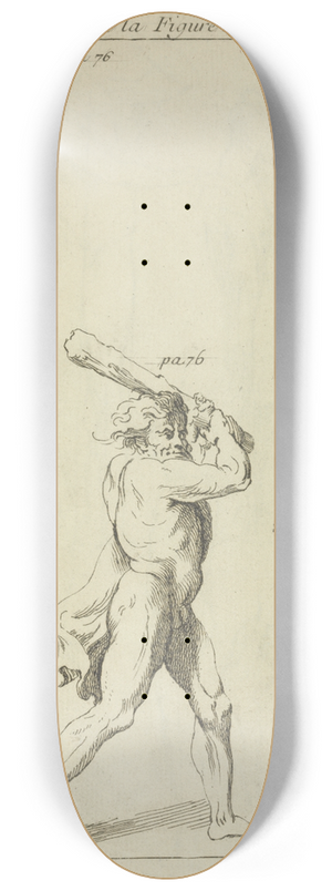 Peter Paul Rubens - Three studies of male figures 2 8.25 inch art skate deck Peter Paul Rubens - Three studies of male figures 2 8.25 inch art skate deck