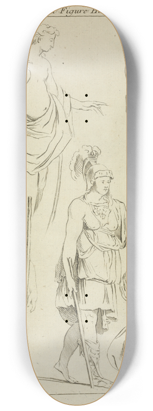 Peter Paul Rubens - Various figures including Roman soldiers, and partially draped male and female nudes 8.25 inch art skate deck Peter Paul Rubens - Various figures including Roman soldiers, and partially draped male and female nudes 8.25 inch art skate deck