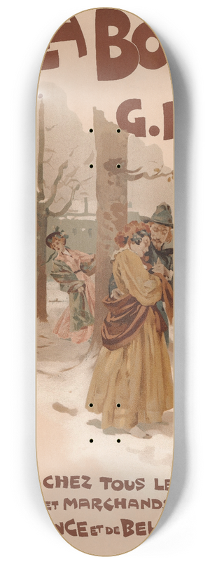 Adolfo Hohenstein - La bohme 8.25 inch art skate deck Adolfo Hohenstein - La bohme 8.25 inch art skate deck
