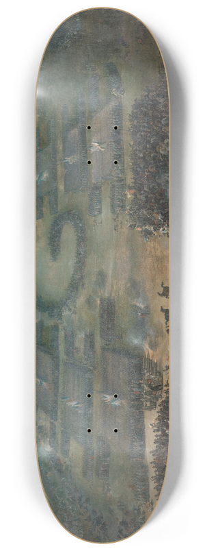Peter Snayers - The Battle of Fleurus, 1622 8.25 inch art skate deck