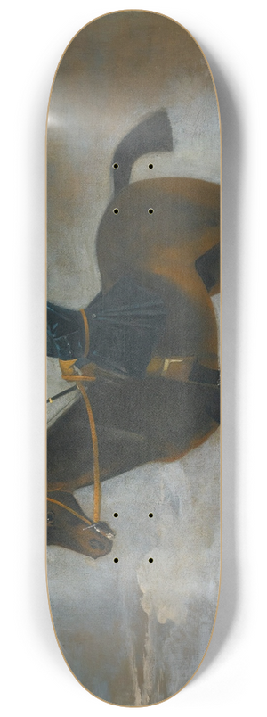 Peter Tillemans - Portrait Of A Gentleman On Horseback 8.25 inch art skate deck
