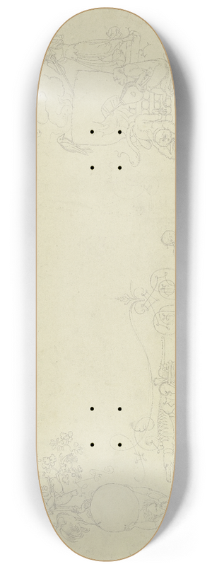 Peter von Cornelius - Goethes Faust; Titelblatt in Arabesken 8.25 inch art skate deck