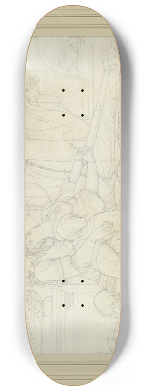 Peter von Cornelius - Romeo and Juliet 8.25 inch art skate deck