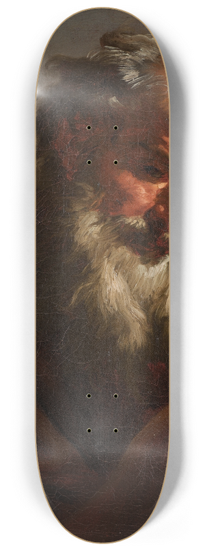 Petr Brandl - Head of an Old Man 8.25 inch art skate deck