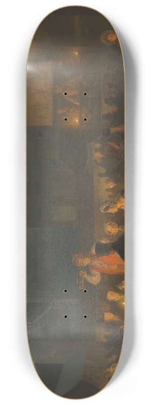 Petrus van Schendel - At the fair 8.25 inch art skate deck