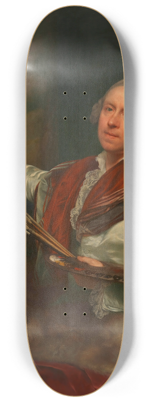 Anton Von Maron - Selbstbildnis Anton von Maron 8.25 inch art skate deck