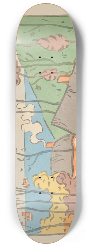 Philibert-Paul Charbonnier - Salon des Cent 8.25 inch art skate deck