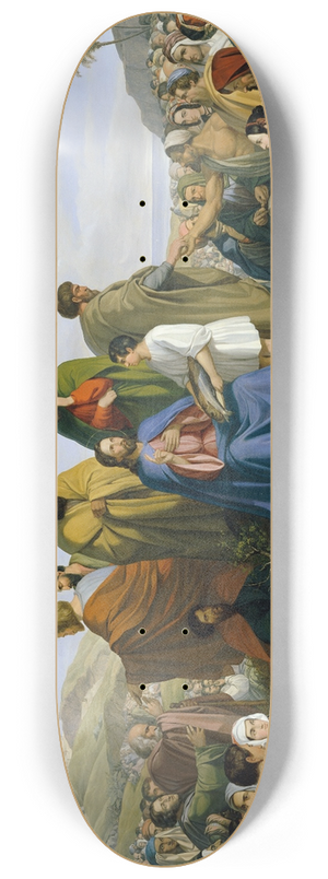 Anton von Perger - Brotvermehrung 8.25 inch art skate deck