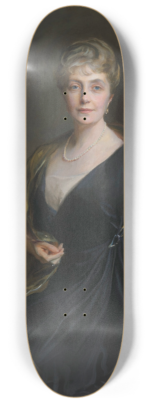 Philip Alexius de Lszl - Lady Orr-Lewis, ne Maude Helen Mary Booth 8.25 inch art skate deck Philip Alexius de Lszl - Lady Orr-Lewis, ne Maude Helen Mary Booth 8.25 inch art skate deck