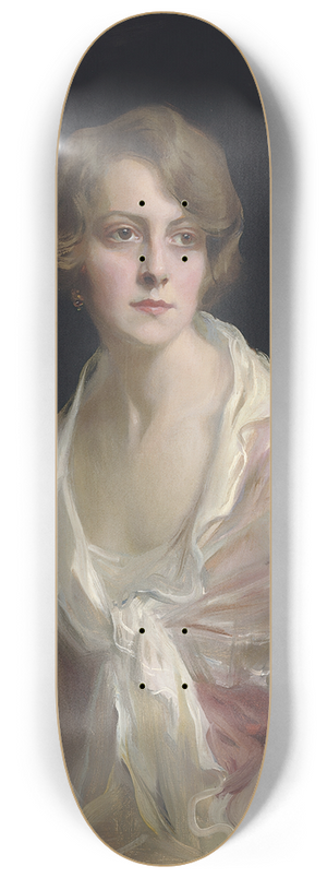 Philip Alexius de Lszl - Mrs Claud Mullins, ne Gwen Brandt 8.25 inch art skate deck Philip Alexius de Lszl - Mrs Claud Mullins, ne Gwen Brandt 8.25 inch art skate deck