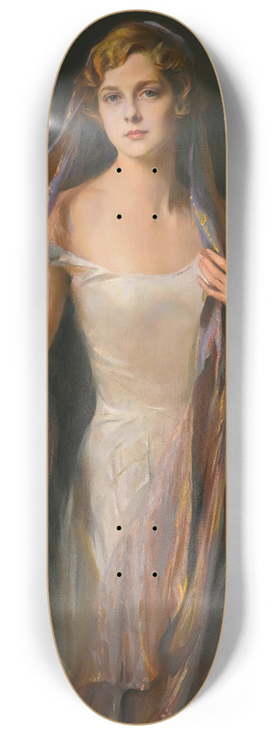Philip Alexius de Lszl - Portrait Of EdithHope Iselin 8.25 inch art skate deck Philip Alexius de Lszl - Portrait Of EdithHope Iselin 8.25 inch art skate deck