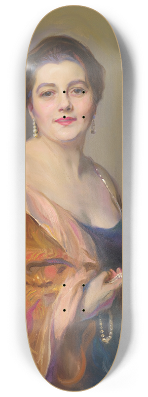 Philip Alexius de Lszl - Portrait of Mrs Robert Celestin Guinness (Dickie) 8.25 inch art skate deck Philip Alexius de Lszl - Portrait of Mrs Robert Celestin Guinness (Dickie) 8.25 inch art skate deck