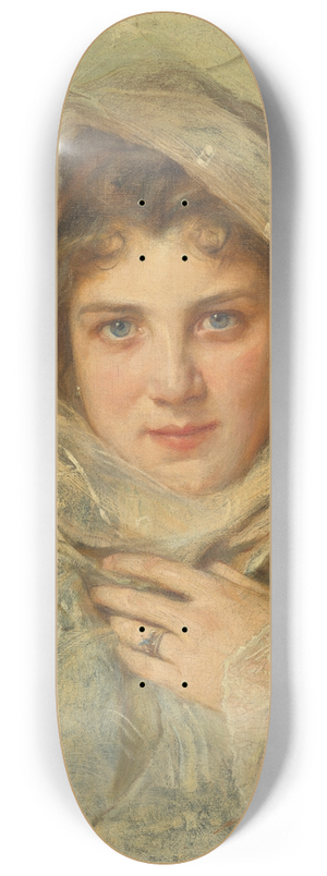 Philip Alexius de Lszl - Portrait of Wilhelmine Preetorius 8.25 inch art skate deck Philip Alexius de Lszl - Portrait of Wilhelmine Preetorius 8.25 inch art skate deck