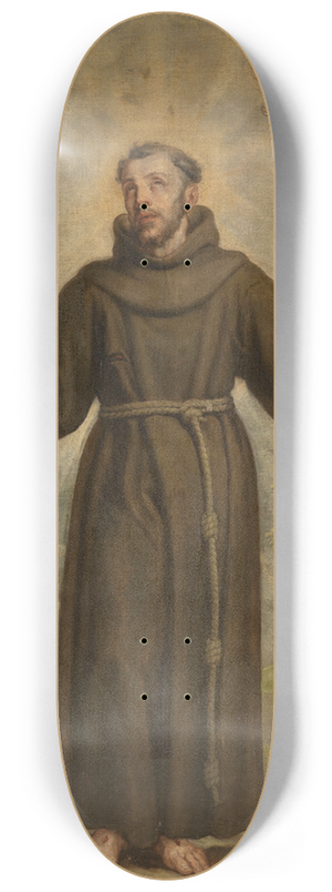 Philip Fruytiers - Saint Francis of Assisi 8.25 inch art skate deck