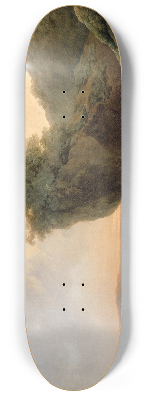 Philip James de Loutherbourg - Landscape with Cattle 8.25 inch art skate deck