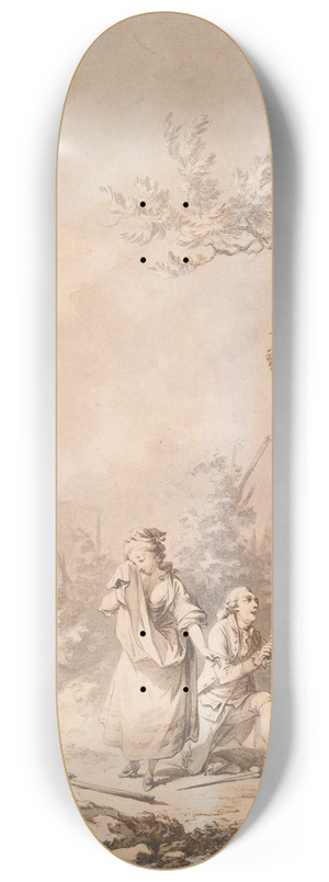 Philip James de Loutherbourg - The Plea 8.25 inch art skate deck