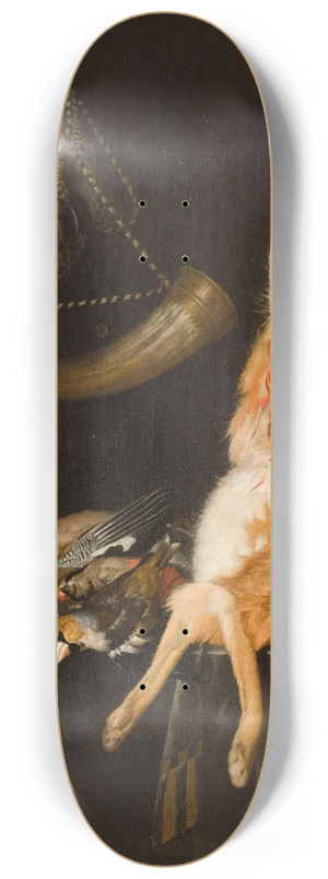 Philipp Ferdinand de Hamilton - Still Life with a Hare 8.25 inch art skate deck