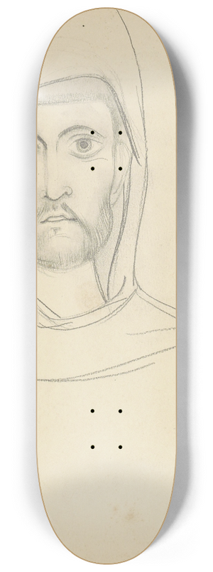 Antoon Derkinderen - Christus in een mantel met kap 8.25 inch art skate deck