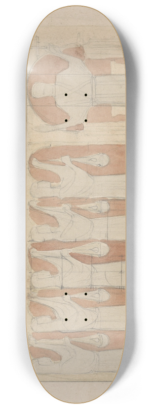 Antoon Derkinderen - De vijf wijze maagden 8.25 inch art skate deck