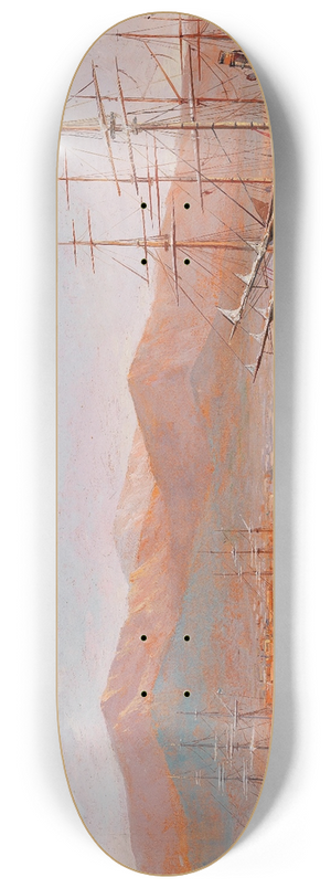 Philip Philippovich Klimenko - Motif Of A Crimean Port 8.25 inch art skate deck