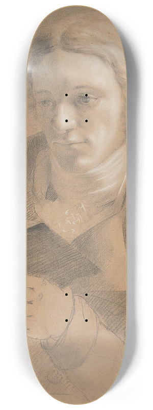 Philipp Otto Runge - Bildnis Friedrich Perthes 8.25 inch art skate deck