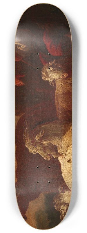 Philipp Peter Roos - Goats and Sheep 8.25 inch art skate deck